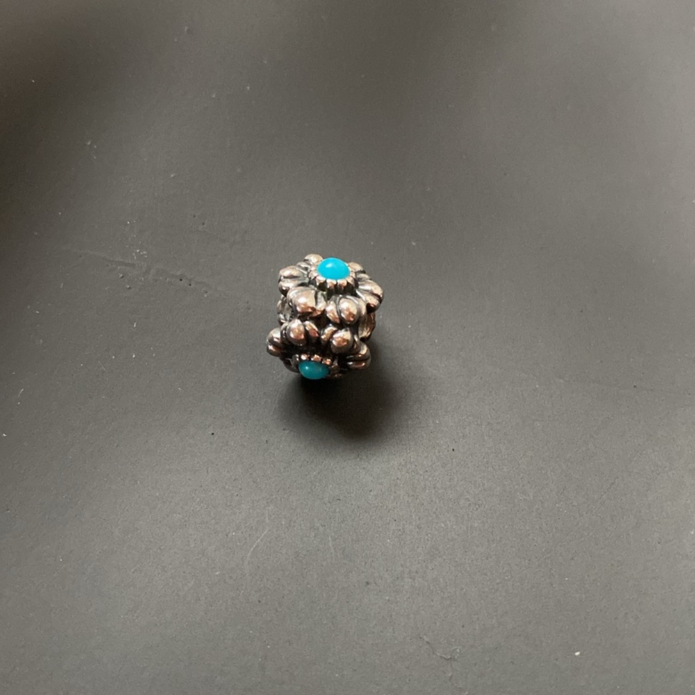 Pandora December Birthday Blooms Charm- Retired